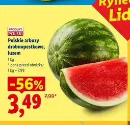 Lidl Arbuz drobnopestkowy polski luzem oferta