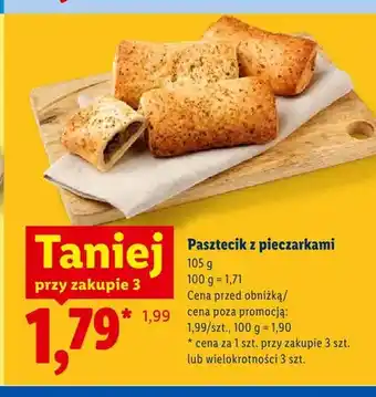 Lidl Pasztecik z pieczarkami oferta