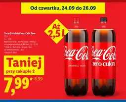 Lidl Napój gazowany Coca-Cola Original Taste oferta