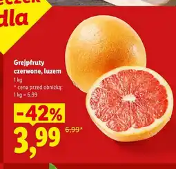 Lidl Grejpfruty czerwone luzem oferta