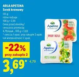 Lidl Serek kremowy Arla Apetina Pomidory i bazylia oferta