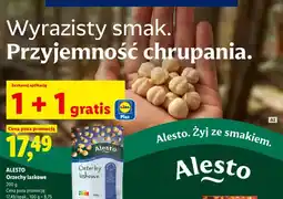 Lidl Orzechy laskowe prażone i niesolone Alesto oferta