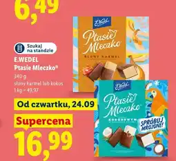Lidl Ptasie Mleczko E.Wedel Słony Karmel oferta