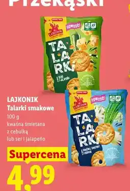 Lidl Talarki smakowe Lajkonik kwaśna śmietana z cebulką oferta