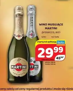 Delfin Wino musujące Martini Asti oferta