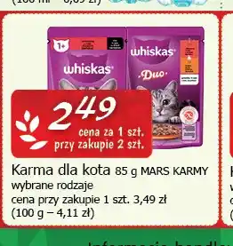 Karma dla kota Whiskas Duo Mars