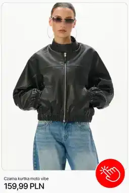 Cropp Czarna kurtka moto vibe Cropp oferta