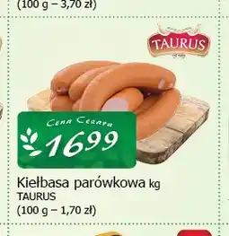 Cezar Delikatesy Kiełbasa parówkowa Taurus oferta