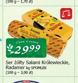 Cezar Delikatesy Ser żółty Radamer Spomlek oferta
