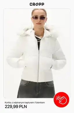 Cropp Kurtka z odpinanym kapturem i futerkiem Cropp oferta