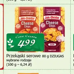 Cezar Delikatesy Przekąski serowe Jon-Cheddar Dziugas oferta