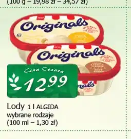 Cezar Delikatesy Lody Originals Algida oferta