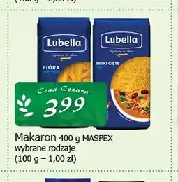 Cezar Delikatesy Makaron Lubella Maspex oferta