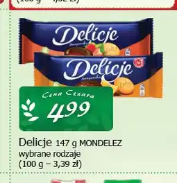 Cezar Delikatesy Ciastka Delicje Szampańskie Mondelez oferta
