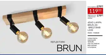 45AD Lampa Brun AS-BRE273WB LS33