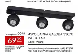 Abra 45KO lampa Galoba 33676 White LS3 oferta