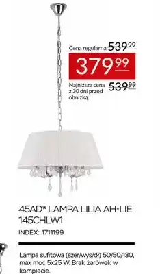 Abra 45AD Lampa Lilia AH-LIE 145CHLW1 oferta