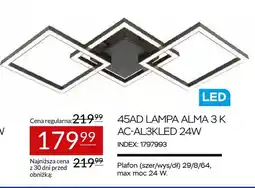 Abra 45AD Lampa Alma 3K AC-AL3KLED oferta