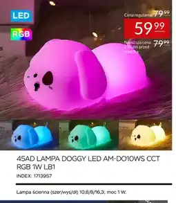 Abra Lampa Doggy LED AM-DO10WS Cct RGB LB1 45AD oferta