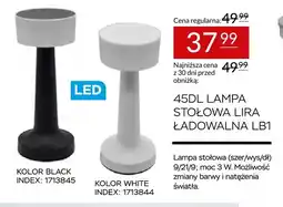 Abra 45DL Lampa stołowa Lira ładowalna LB1 oferta
