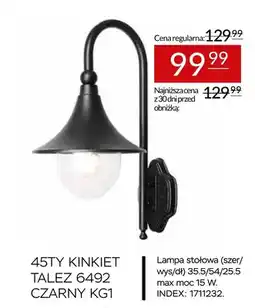Abra Kinkiet Talez 6492 czarny KG1 45TY oferta