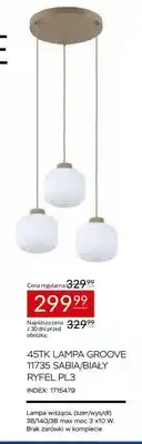 Abra Lampa wisząca 45TK Groove 11735 Sabia/Biały Ryfel PL3 oferta