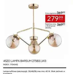 Abra Lampa Barsum 27583 LW3 oferta