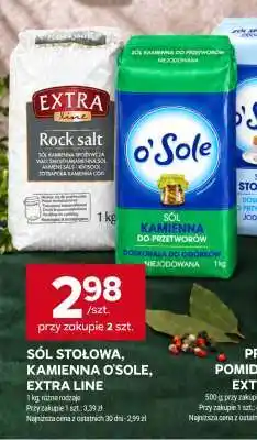 Stokrotka Market Sól stołowa, kamienna O'Sole, Extra Line oferta