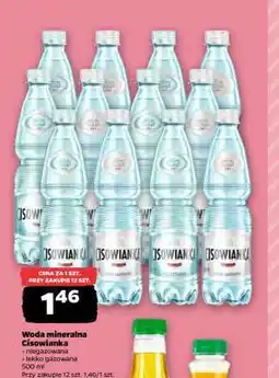 Netto Woda mineralna CISOWIANKA oferta