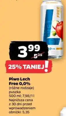 Netto Piwo Lech Free 0,0% oferta