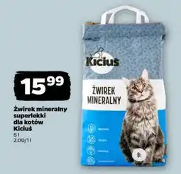 Netto żwirek mineralny superlekki dla kotów Kiciuś oferta