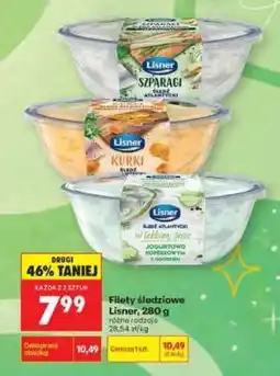 Biedronka Filety śledziowe Lisner 280 g oferta