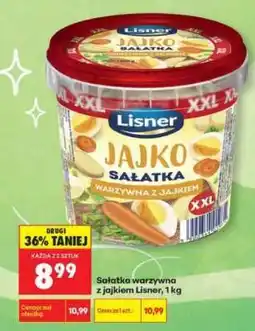 Biedronka Sałatka warzywna z jajkiem Lisner, 1 kg oferta