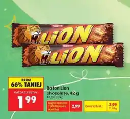 Biedronka Baton Lion chocolate, 42 g oferta