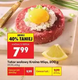 Biedronka Tatar wołowy Kraina Mięs 200 g oferta