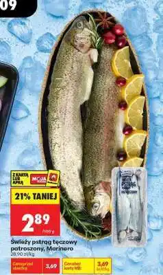 Biedronka Świeży pstrąg tęczowy patroszony Marinero oferta