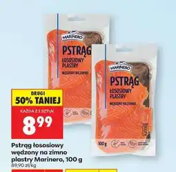 Biedronka Pstrąg łososiowy wędzony na zimno plastry Marinero, 100 g oferta