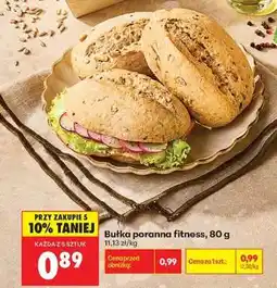 Biedronka bułka poranna fitness , 80 g oferta
