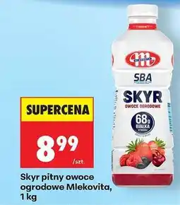 Biedronka Skyr pitny Owoce Ogrodowe Mlekovita, 1 kg oferta