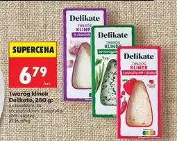 Biedronka Twaróg klinek Delikate, 250 g oferta