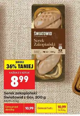 Biedronka Serek zakopiański Światowid z Gór, 200 g oferta