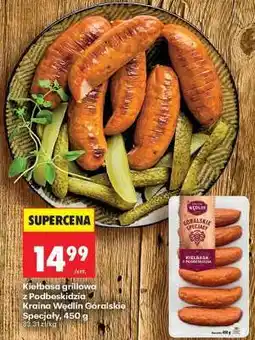 Biedronka Kiełbasa grillowa z Podbeskidzia Kraina Wędlin Góralskie Specjały, 450 g oferta