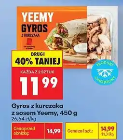 Biedronka Yeemy Gyros z kurczaka oferta