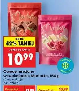 Biedronka Owoce mrożone w czekoladzie Marletto, 150 g oferta