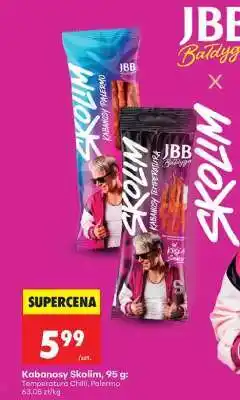 Biedronka Kabanosy Skolim, 95 g oferta