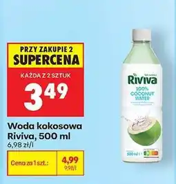 Biedronka Woda kokosowa Riviva, 500 ml oferta