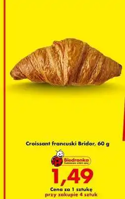 Biedronka Croissant francuski Bridor, 60 g oferta