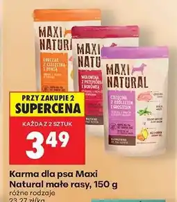 Biedronka Karma dla psa Maxi Natural małe rasy, 150 g oferta