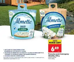 Biedronka Puszysty serek twarogowy Almette, 150 g oferta