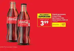 Biedronka Napój gazowany Coca-Cola lub Coca-Cola Zero Cukru, 330 ml oferta